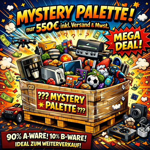 Mystery Palette 550€ inkl. Speditionsversand und MwSt.