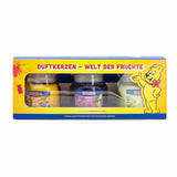 3er Set Duftkerze Haribo - Frucht Power - Berry Mix, Coconut Lime, Tropical Fun - 3 x 85g