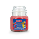 3er Set Duftkerze Haribo Winterland - Winter Cherry, Fluffy Clouds, Vanilla Waffle Cream - 3 x 85g